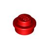 Red Plate Round 1 x 1 with Solid Stud