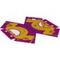 Tent with Dark Purple Ridge Line and Bright Light Orange Friends Flap and Butterfly Print [160 x 175mm]