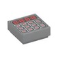 Tile 1 x 1 with Keypad Print