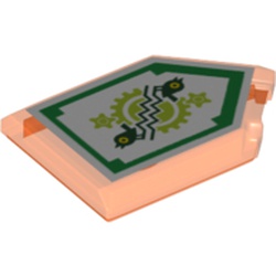 Tile Special 2 x 3 Pentagonal with Nexo Power Shield Print - Time Breach
