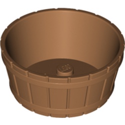 Barrel Half Large with Axle Hole