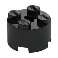 Brick Round 2 x 2 with Axle Hole