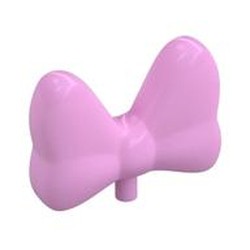 Headwear Accessory Bow Large with Small Pin [Plain]