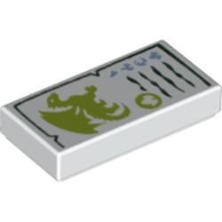 Tile 1 x 2 with Dragon Elemental List Print