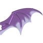 Creature Body Part, Dragon Wing 19 x 11 with Marbled Trans-Purple Pattern