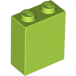 LEGO part 3245 BRICK 1X2X2 in Bright Yellowish Green/ Lime