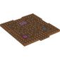 Plate Special 16 x 17 x 2/3 with 1 x 4 Recessed with Checkerboard Tiles, Paws and Rugs Print