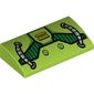 Slope Brick Curved 2 x 4 x 2/3 No Studs, with Bottom Tubes and Hoses and Machinery Print