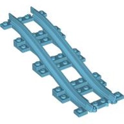 Vehicle Track, Train, Plastic, Narrow, Ramp 3 Bricks High