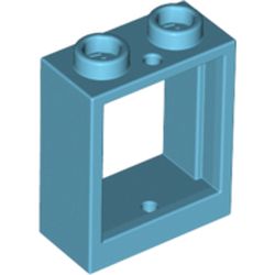 LEGO part 10060592 FRAME 1X2X2 in Medium Azure