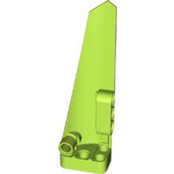 LEGO part  RIGHT PANEL 3X11 in Bright Yellowish Green/ Lime