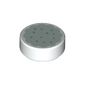 Tile Round 1 x 1 with Cookie with Light Aqua Frosting print