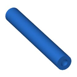 LEGO part 5102c04 Hose, Pneumatic 4mm D. 4L / 3.2cm in Bright Blue/ Blue