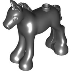Animal, Horse / Foal, with Gray Eye Shadow, Gray Eyes, White Pupils and Black Eye Lashes Print