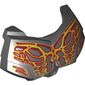 Large Figure Chest Cover, Armour Small with Red, Orange and Yellow Lava Print