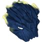 Large Figure Mask of Corruption with Marbled Trans-Neon Green Pattern