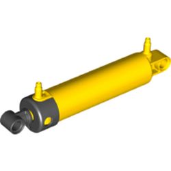 LEGO part PNEUMATIC CYLINDER 2X2X11 NO.2 in Bright Yellow (6152068|26656)