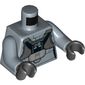 Torso Jacket, Dark Gray Chestplate and Black Front Panel with Breathing Apparatus Print, Sand Blue Arms, Black Hands