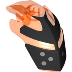 Large Figure Helmet / Visor with Clip with Knight Visor Print