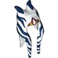 Headdress Togruta Montrals Long, Dark Blue and Orange Ahsoka Print