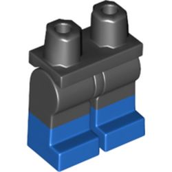 Hips with Black Legs and Blue Boots Pattern