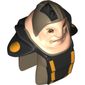 Minifig Head Special with Chest and Shoulder Cover (Unkar Plutt)
