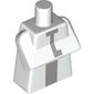 Torso Special, Long with Folded Arms with Light Bluish Gray Stripe Print