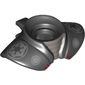 Minifig Neckwear Armor Shoulder Pads Rounded with Neck Protection and Clip on Back with Silver SW Imperial Logo print