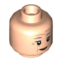 LEGO part MINI HEAD NO. 1987 in Light Nougat