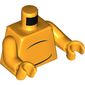 Torso 2 Black Curved Body Lines print, Bright Light Orange Arms and Hands