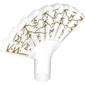 Equipment Hand Fan with Gold Markings Print