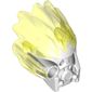 Large Figure Mask of Ice (Unity) with Marbled Trans-Neon Green Pattern