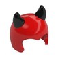 Costume / Mask, Imp with Black Devil Horns Print
