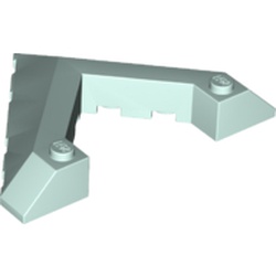 LEGO part  ROOF TILE 8X6 45DEG W/CUT in Aqua/ Light Aqua