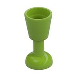 LEGO part 6269 CUP WITHOUT WREATH in Bright Yellowish Green/ Lime