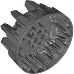 Wheel Hard Plastic with Large Cleats and Flanges (Rock Design)