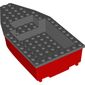 Boat 8 x 16 x 3 with Dark Bluish Gray Deck [Complete Assembly]