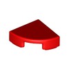 Red Tile Round 1 x 1 Quarter