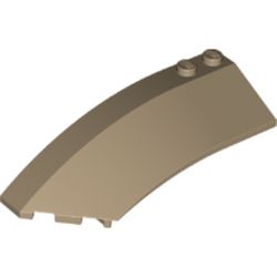 Wedge Curved 8 x 3 x 2 Open Left
