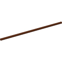 LEGO part 100741 OUTER CABLE 112MM in Reddish Brown
