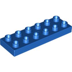LEGO part PLATE 2X6 in Bright Blue/ Blue
