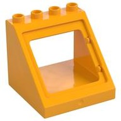 Duplo Roof Section 4 x 4 x 3 with Window