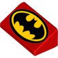 Slope 30° 1 x 2 x 2/3 with Batman Logo print