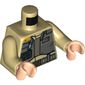 Torso Jacket with Dark Tan Belts Print (Rebel Trooper), Tan Arms, Light Nougat Hands