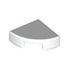 White Tile Round 1 x 1 Quarter