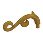 Curled Decorative Ornament / Plant Vine with Bar