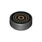 Tile Round 1 x 1 with Speaker Grille Print