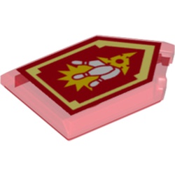 Tile Special 2 x 3 Pentagonal with Nexo Power Shield Print - Ninja Strike