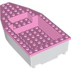 Boat 8 x 16 x 3 with Bright Pink Deck [Complete Assembly]