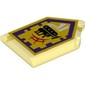 Tile Special 2 x 3 Pentagonal with Nexo Power Shield Print - Bulldozer